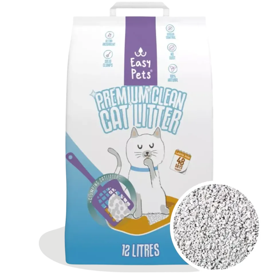 EasyPets Wit Klontvormend kattenbakvulling 12 liter geurcontrole
