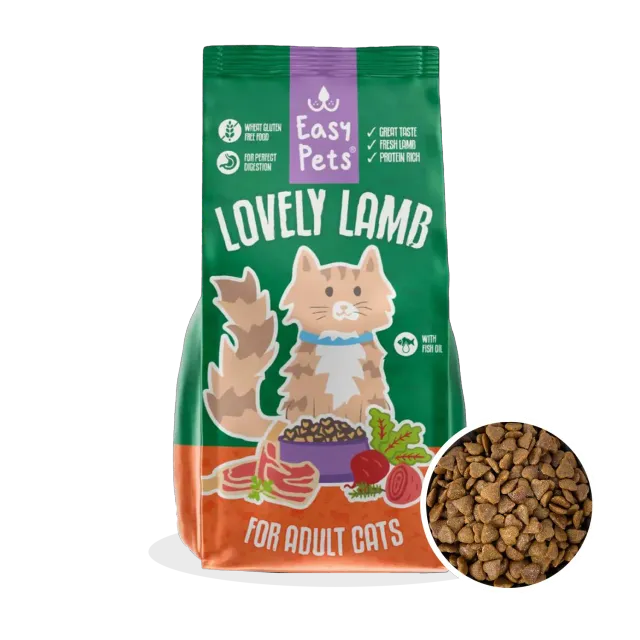 Easypets Lovely Lamb kattenbrokken 1,5 kg lam