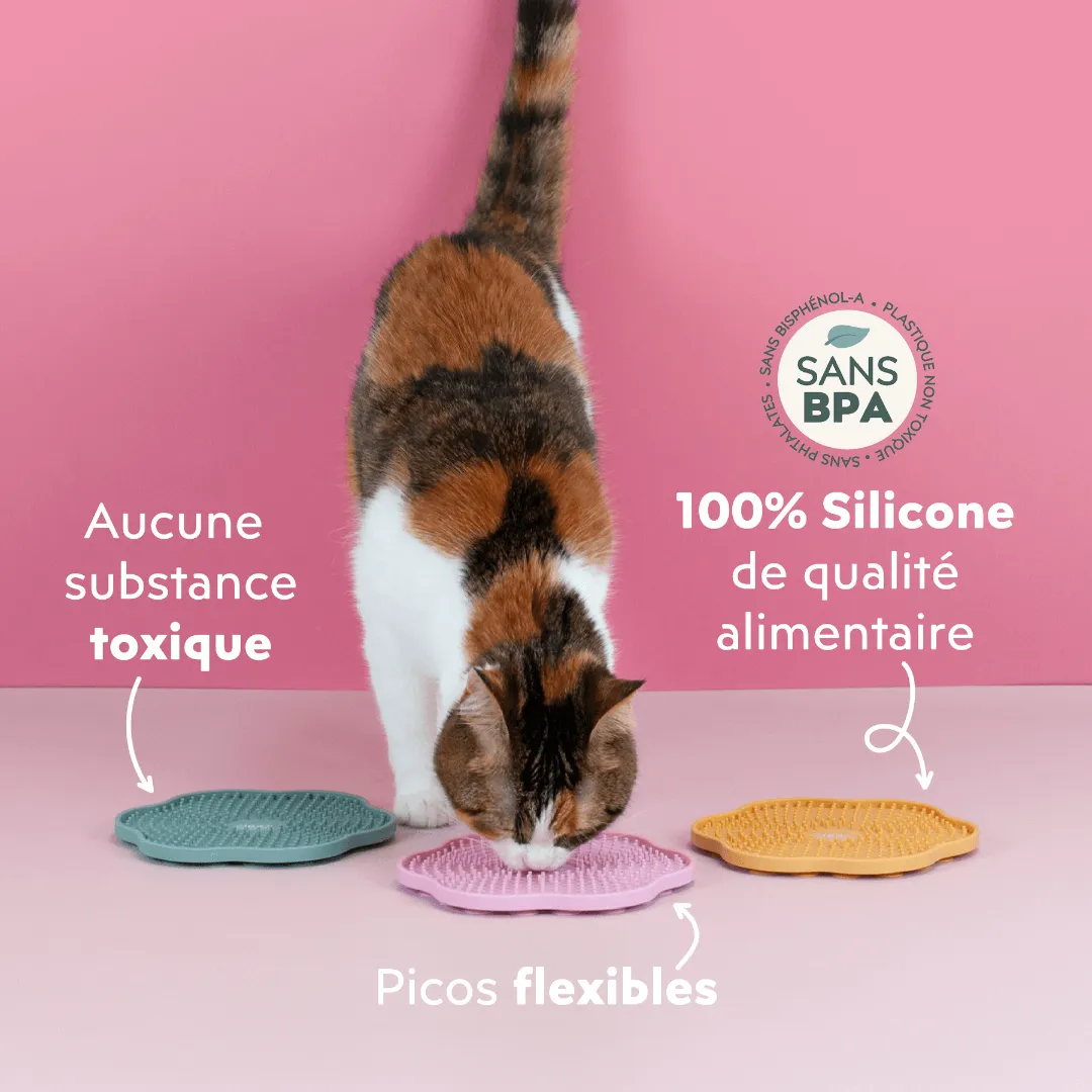 Ziggy Cool Cat Club likmat kat geel siliconen