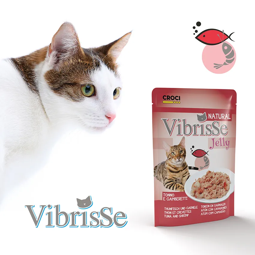 Vibrisse Jelly kip natvoer kat 70g zakje met gelei