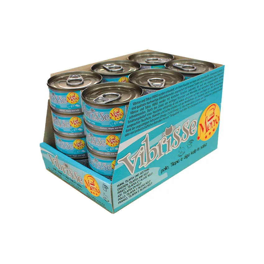 Vibrisse Menu kip goji kaas compleet kattenvoer 70g