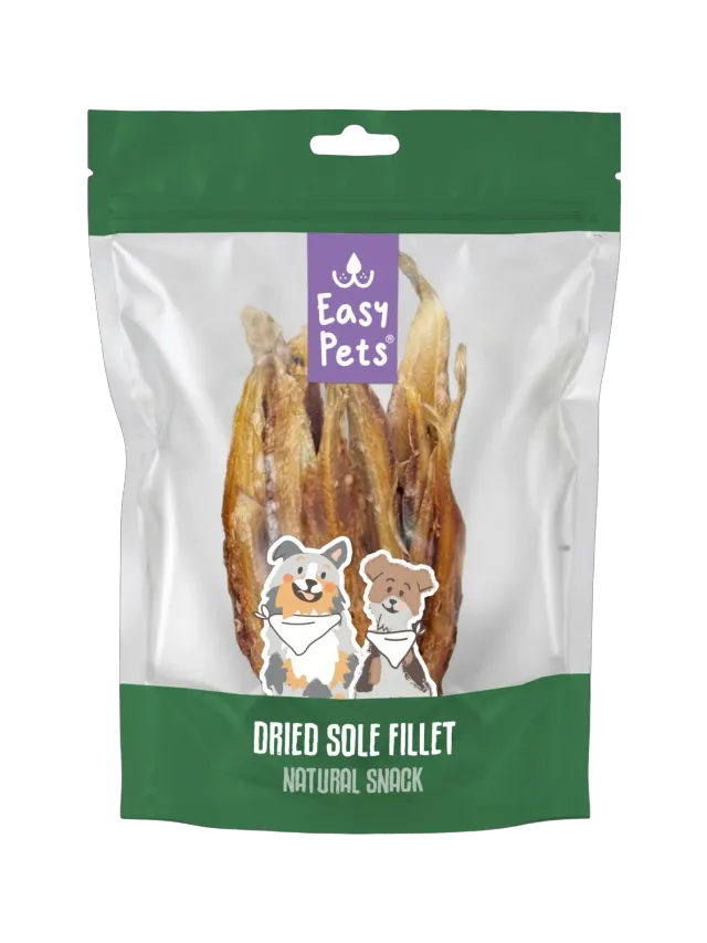 EasyPets Gedroogde Tongfilet hondensnack 60 gram