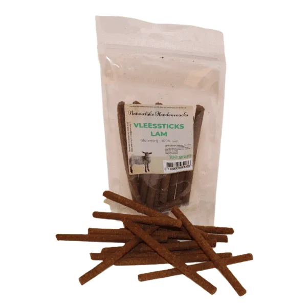 Poezenparadijs Vleessticks 100% vlees 100 gram
