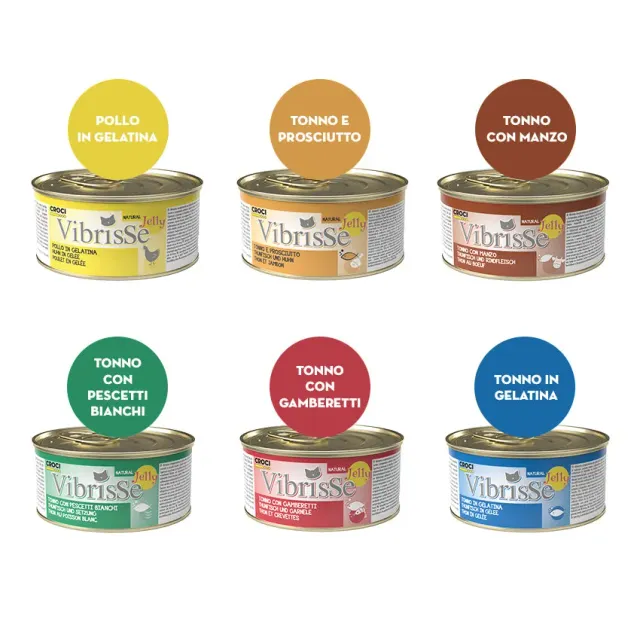 Vibrisse Jelly kip natvoer kat 70g blik gelei