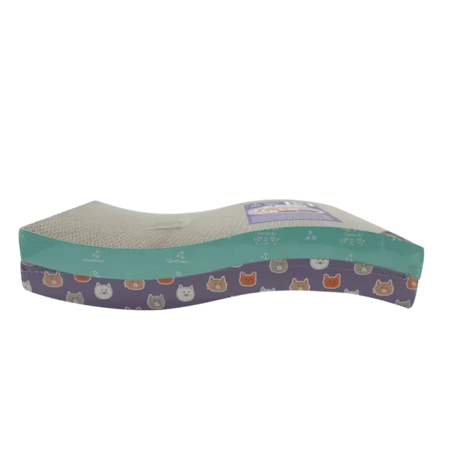 EASYPETS Golf kattenkrabber karton 2 stuks catnip