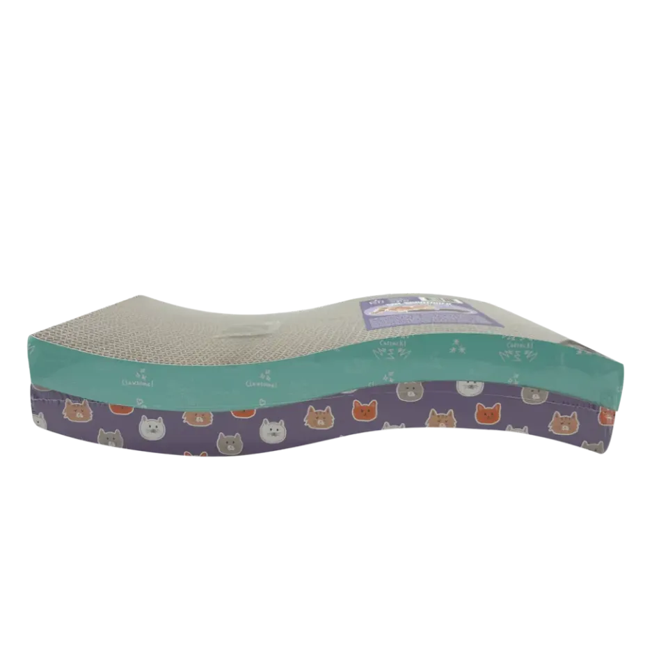 EASYPETS Golf kattenkrabber karton 2 stuks catnip