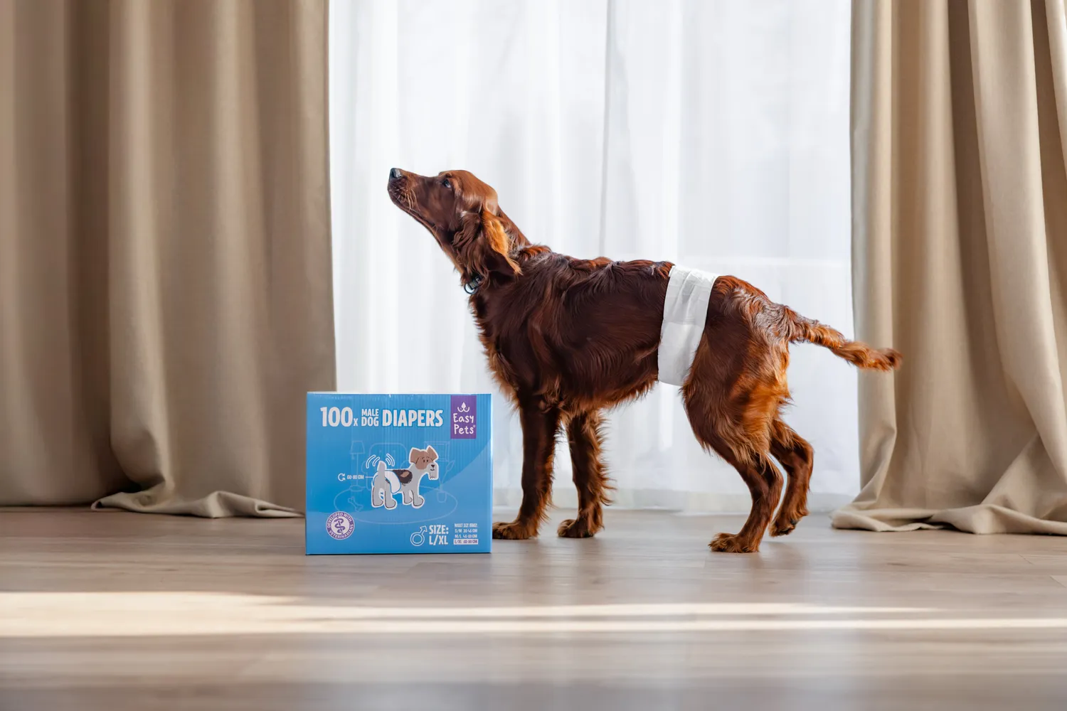EasyPets Wraps Reu hondenluiers 100 stuks absorberend