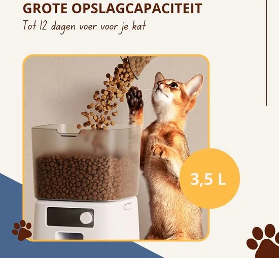 Oneisall PFD-001 Pro voerautomaat 3,5L wifi wit