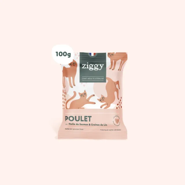 Ziggy Proefpakket droogvoer kat kitten 3 smaken
