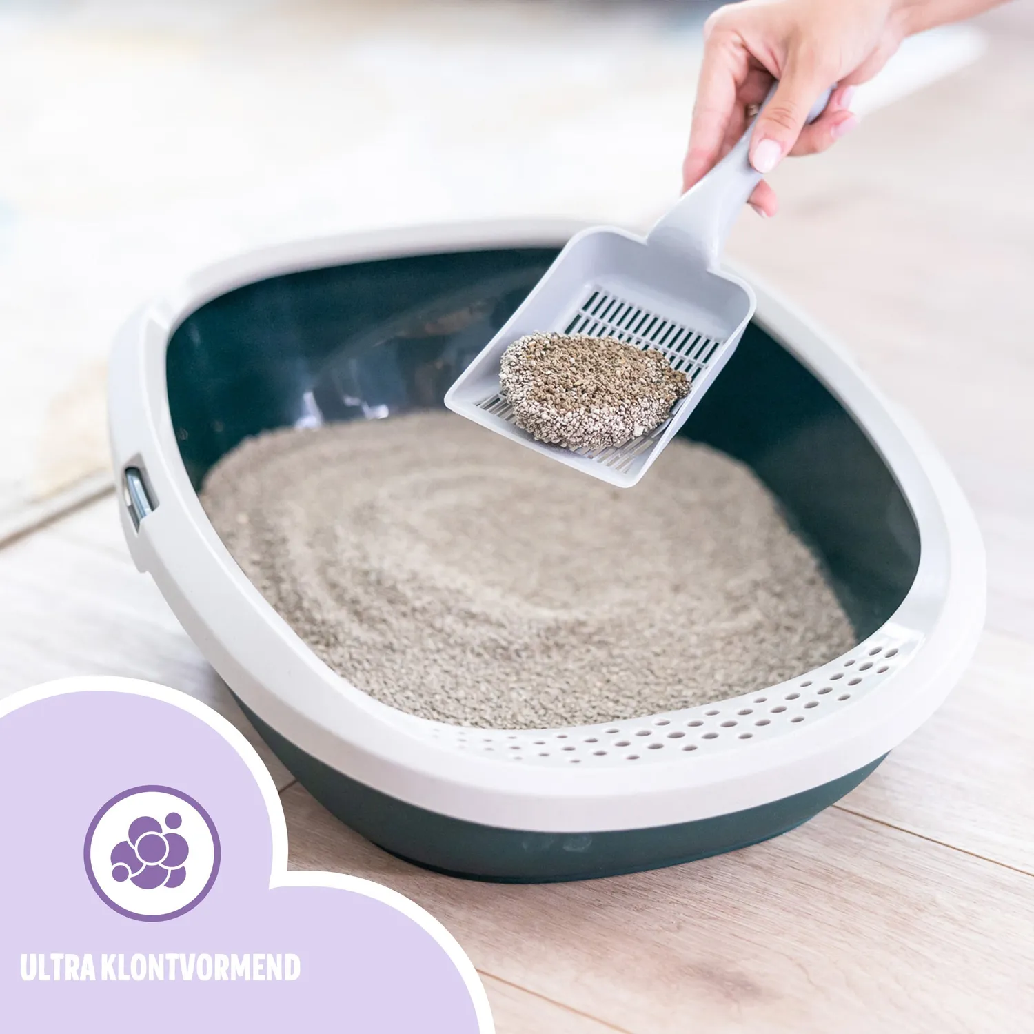 EASYPETS Micro Kattenbakvulling klontvormend grijs 20L