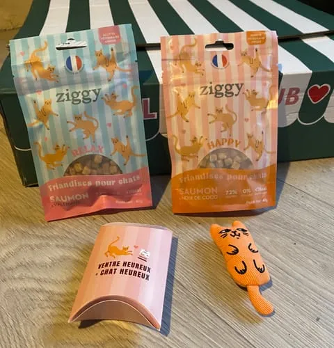 Ziggy Relax kattensnoepjes zalm valeriaan 40g graanvrij