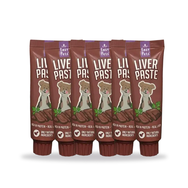 EasyPets Liver Paste leverpasta hond 6-pack 6x90 g