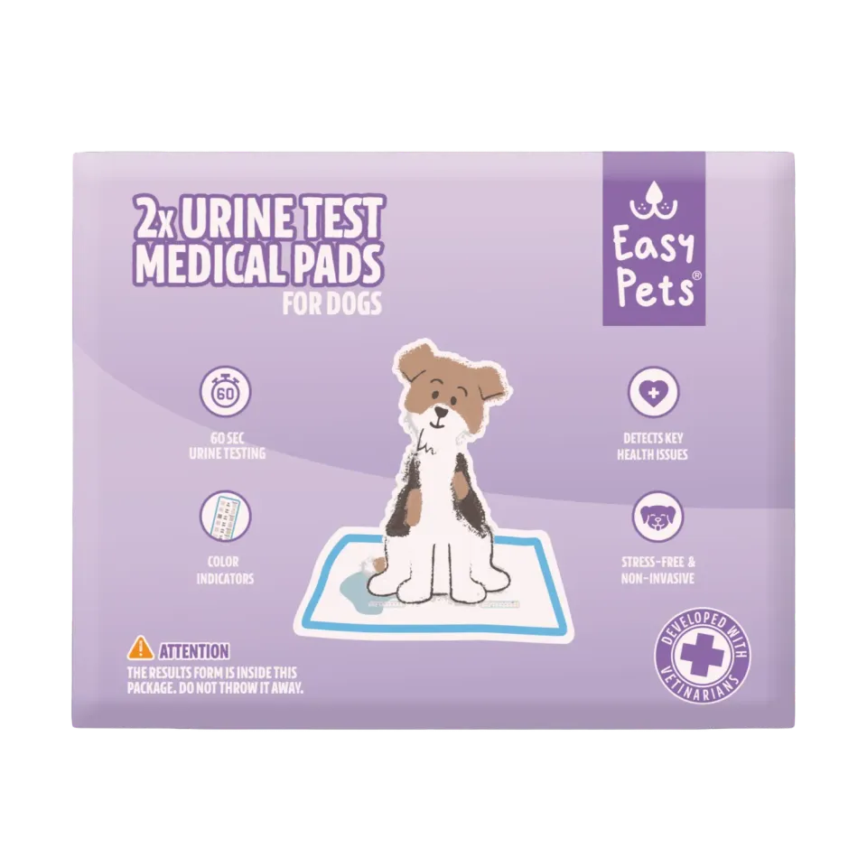 Easypets Medpads Testmat Hond 2-Pack 60x60cm pH