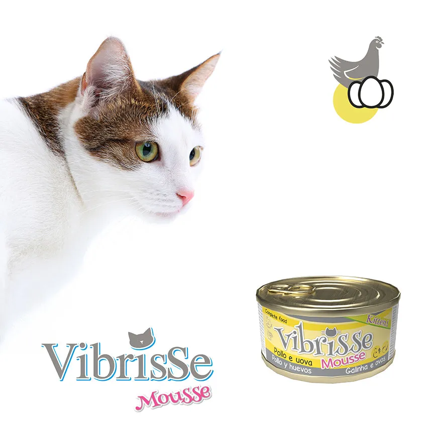 Vibrisse Kittens Mousse kittenvoer 70g kip ei