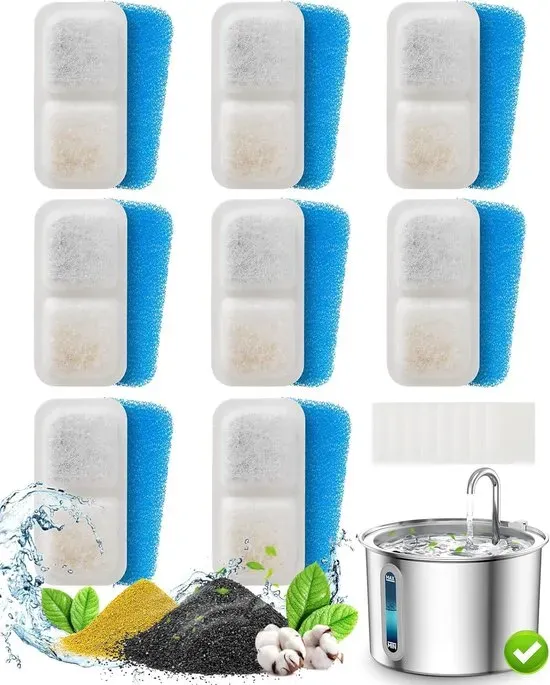 Oneisall PWF-001 Filter Drinkfontein 8-Pack 2,5L