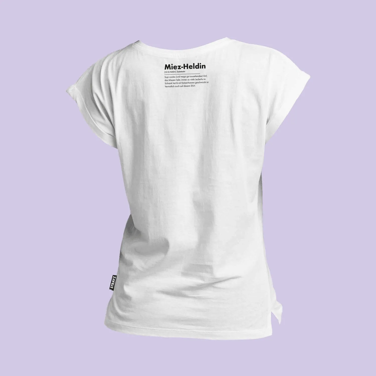 STRAYZ Miez-Heldin shirt bio-katoen dames