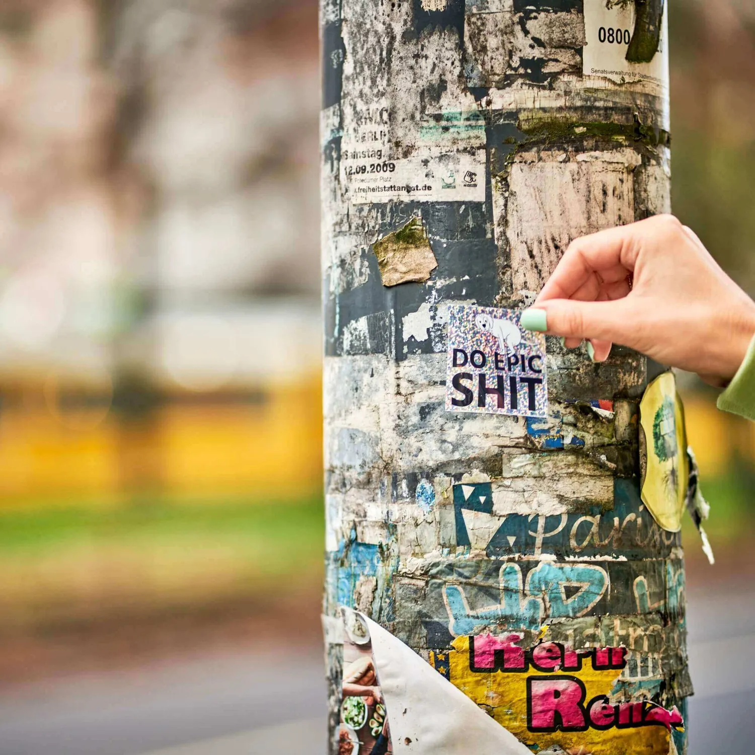 STRAYZ Do Epic Shit honden sticker