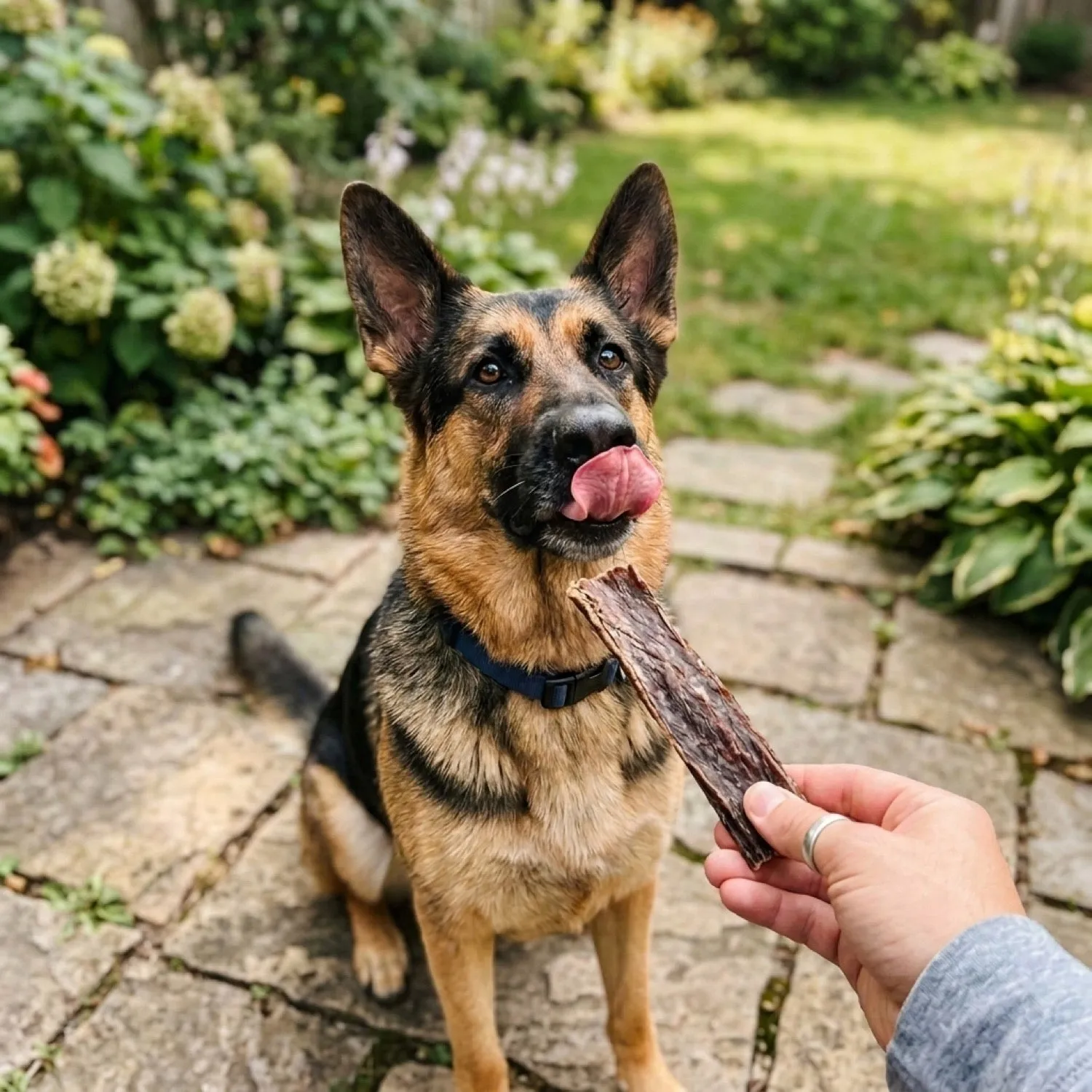 Easypets Rundvlees Plat kauwstrip hond 150 g buffel