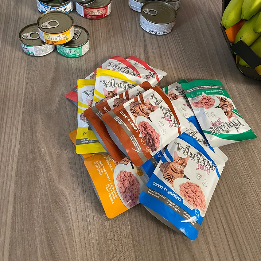 Vibrisse Jelly kip natvoer kat 70g zakje met gelei