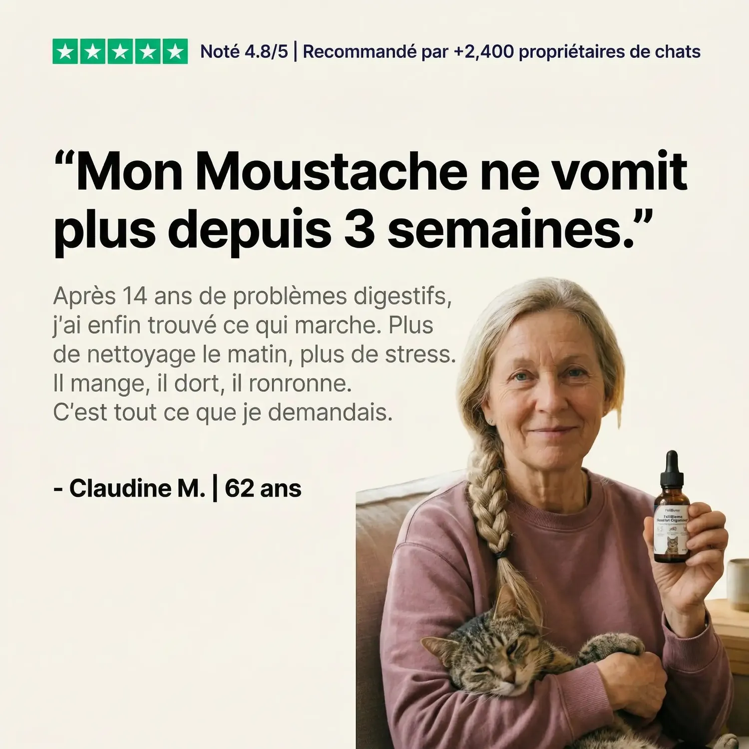 Felibiome Probiotic+ druppels spijsvertering kat