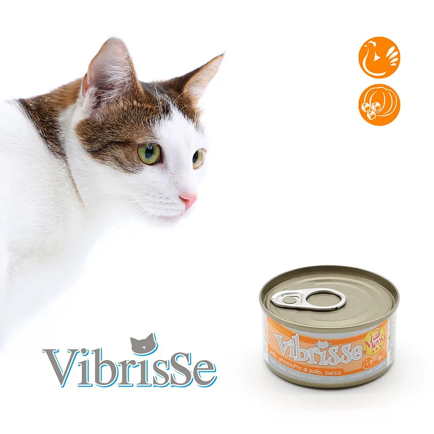 Vibrisse Menu kip goji kaas compleet kattenvoer 70g