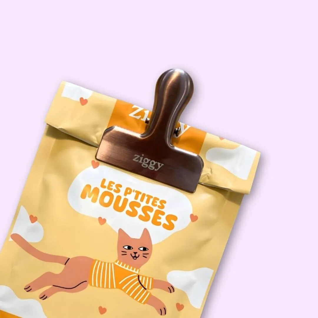 Ziggy zakclip voor mousse zakjes 1 stuk vershoudclip